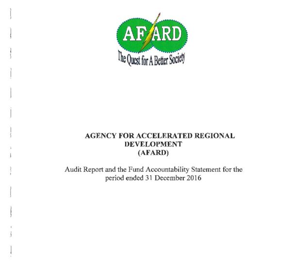 AFARD Audit Report 2016