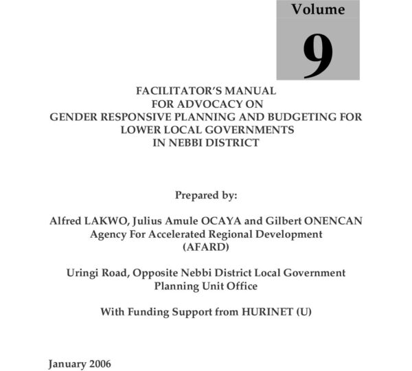 afard local government advocacy manual 2006